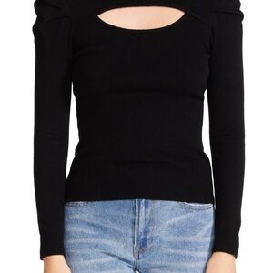 BB Dakota Black Cutout Sweater